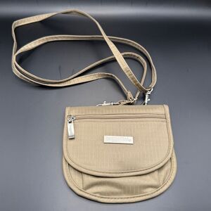 Baggallini Teenee Mini Crossbody Convertible Belt Bag Beige Compact Versatile